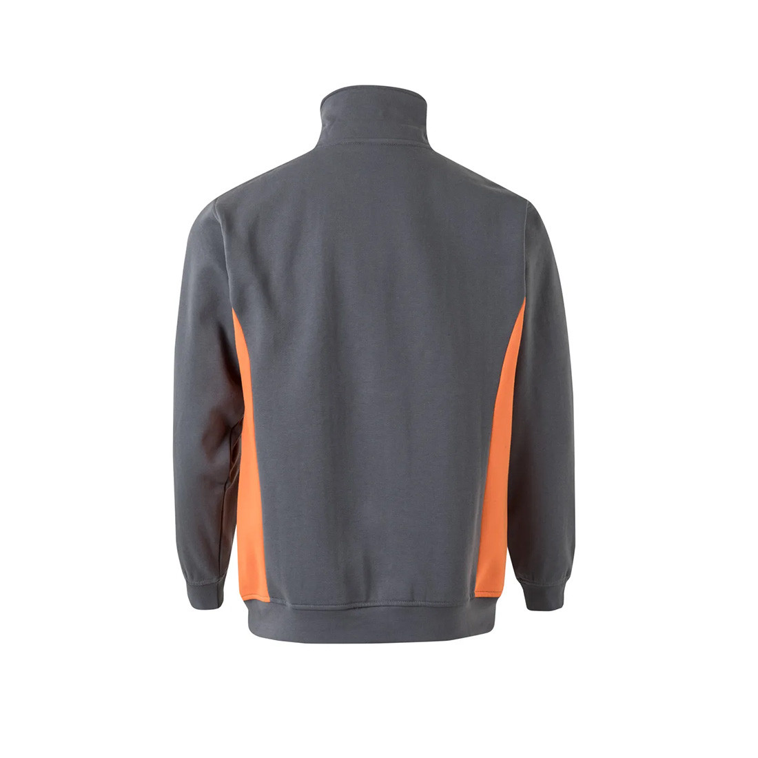 Sweatshirt bicolore avec zip 3/4 - Les vêtements de protection Sweatshirt bicolore avec zip 3/4 - Les vêtements de protection