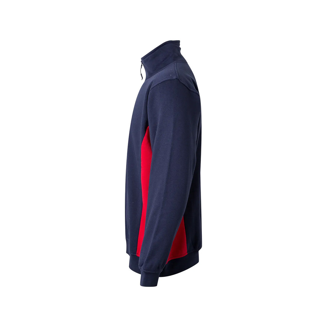 Sweatshirt bicolore avec zip 3/4 - Les vêtements de protection Sweatshirt bicolore avec zip 3/4 - Les vêtements de protection