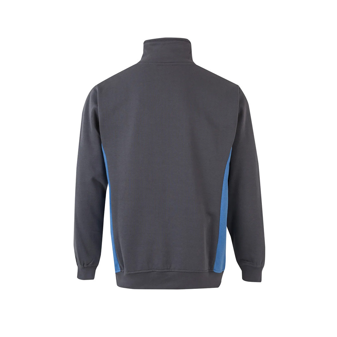 Sweatshirt bicolore avec zip 3/4 - Les vêtements de protection Sweatshirt bicolore avec zip 3/4 - Les vêtements de protection