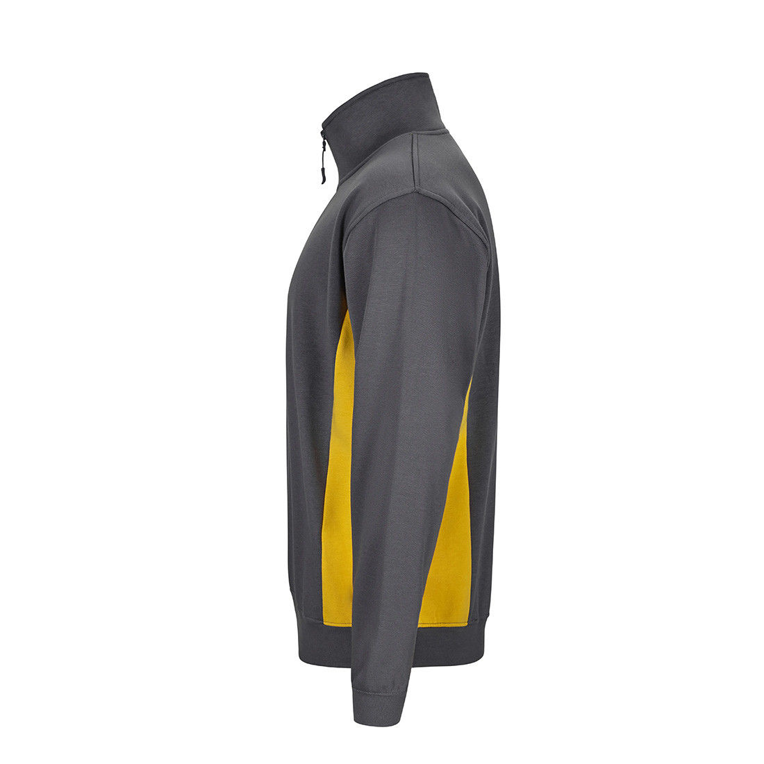 Sweatshirt bicolore avec zip 3/4 - Les vêtements de protection Sweatshirt bicolore avec zip 3/4 - Les vêtements de protection