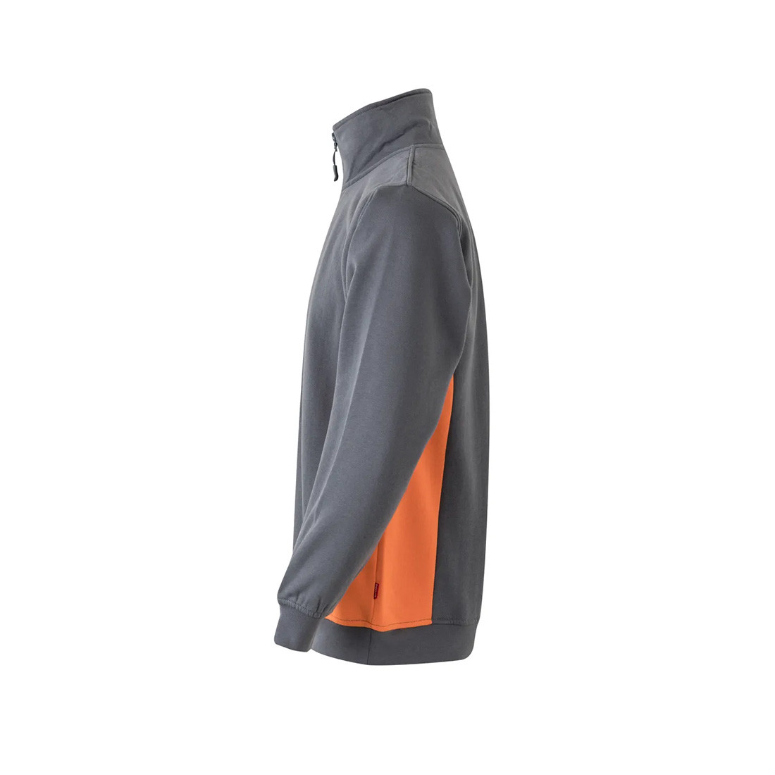 Sweatshirt bicolore avec zip 3/4 - Les vêtements de protection Sweatshirt bicolore avec zip 3/4 - Les vêtements de protection