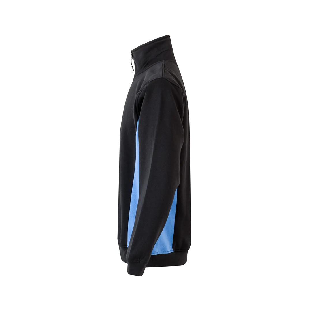 Sweatshirt bicolore avec zip 3/4 - Les vêtements de protection Sweatshirt bicolore avec zip 3/4 - Les vêtements de protection