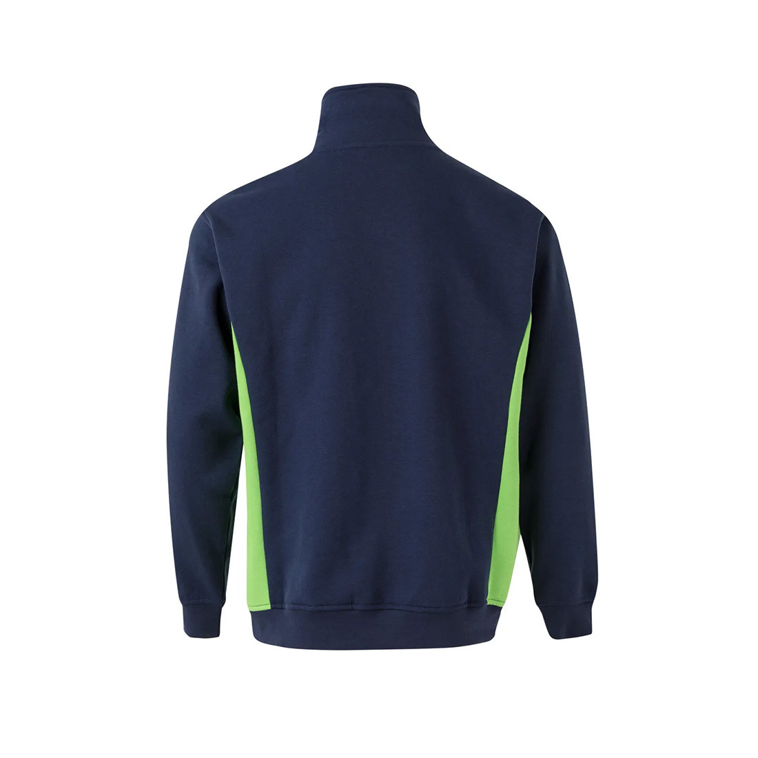Sweatshirt bicolore avec zip 3/4 - Les vêtements de protection Sweatshirt bicolore avec zip 3/4 - Les vêtements de protection