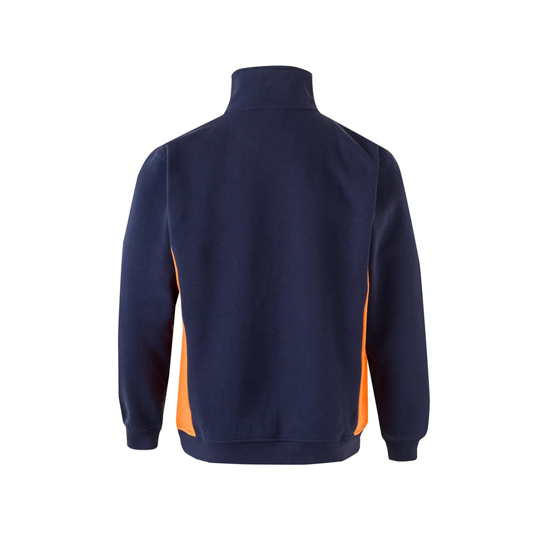 Sweatshirt bicolore avec zip 3/4 - Les vêtements de protection Sweatshirt bicolore avec zip 3/4 - Les vêtements de protection