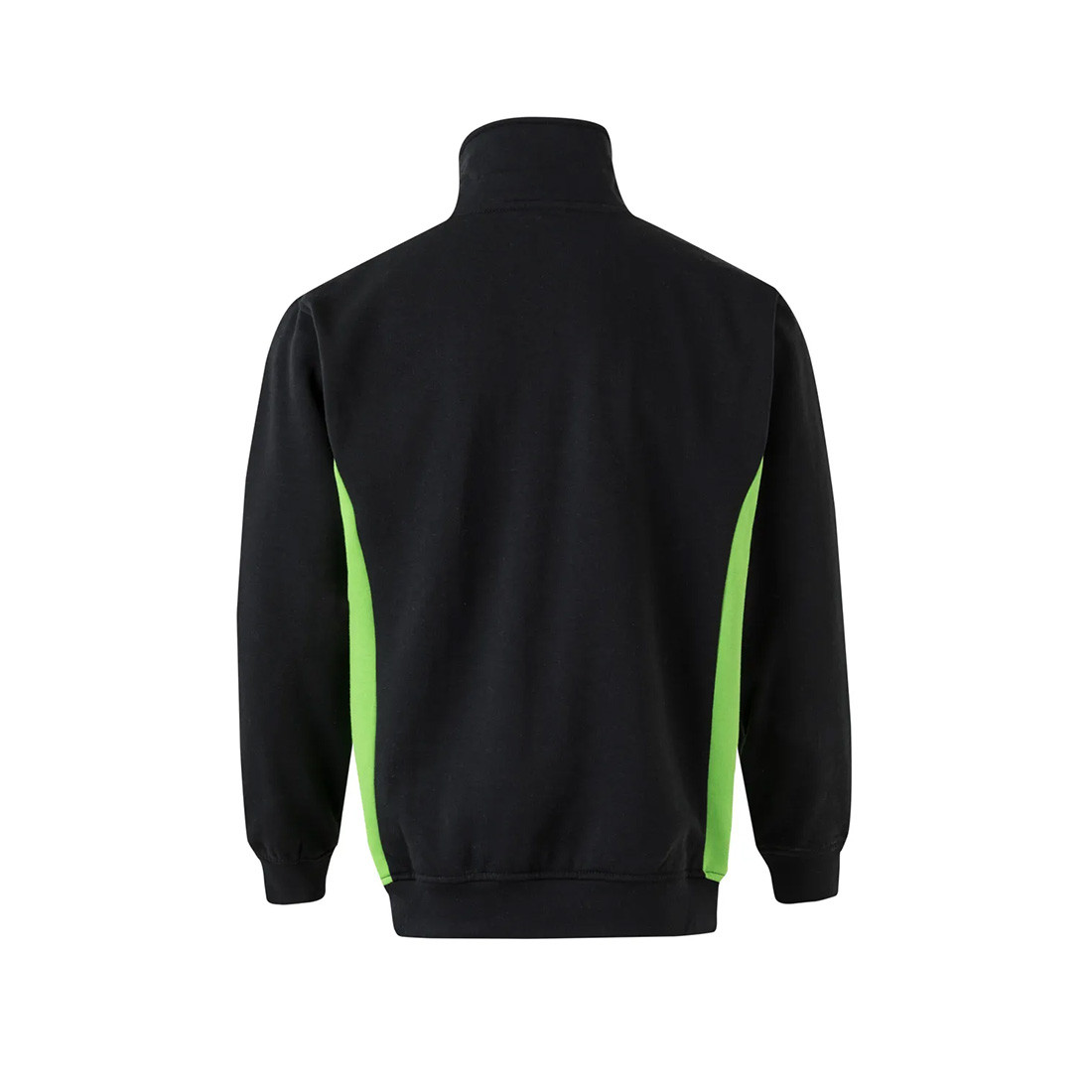 Sweatshirt bicolore avec zip 3/4 - Les vêtements de protection Sweatshirt bicolore avec zip 3/4 - Les vêtements de protection