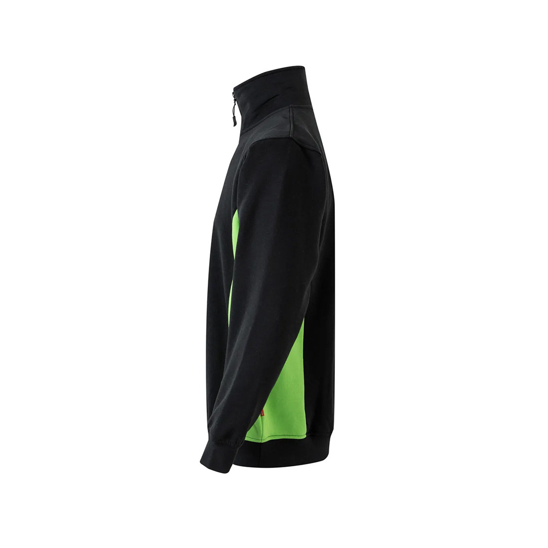 Sweatshirt bicolore avec zip 3/4 - Les vêtements de protection Sweatshirt bicolore avec zip 3/4 - Les vêtements de protection