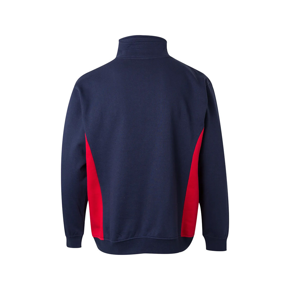 Sweatshirt bicolore avec zip 3/4 - Les vêtements de protection Sweatshirt bicolore avec zip 3/4 - Les vêtements de protection
