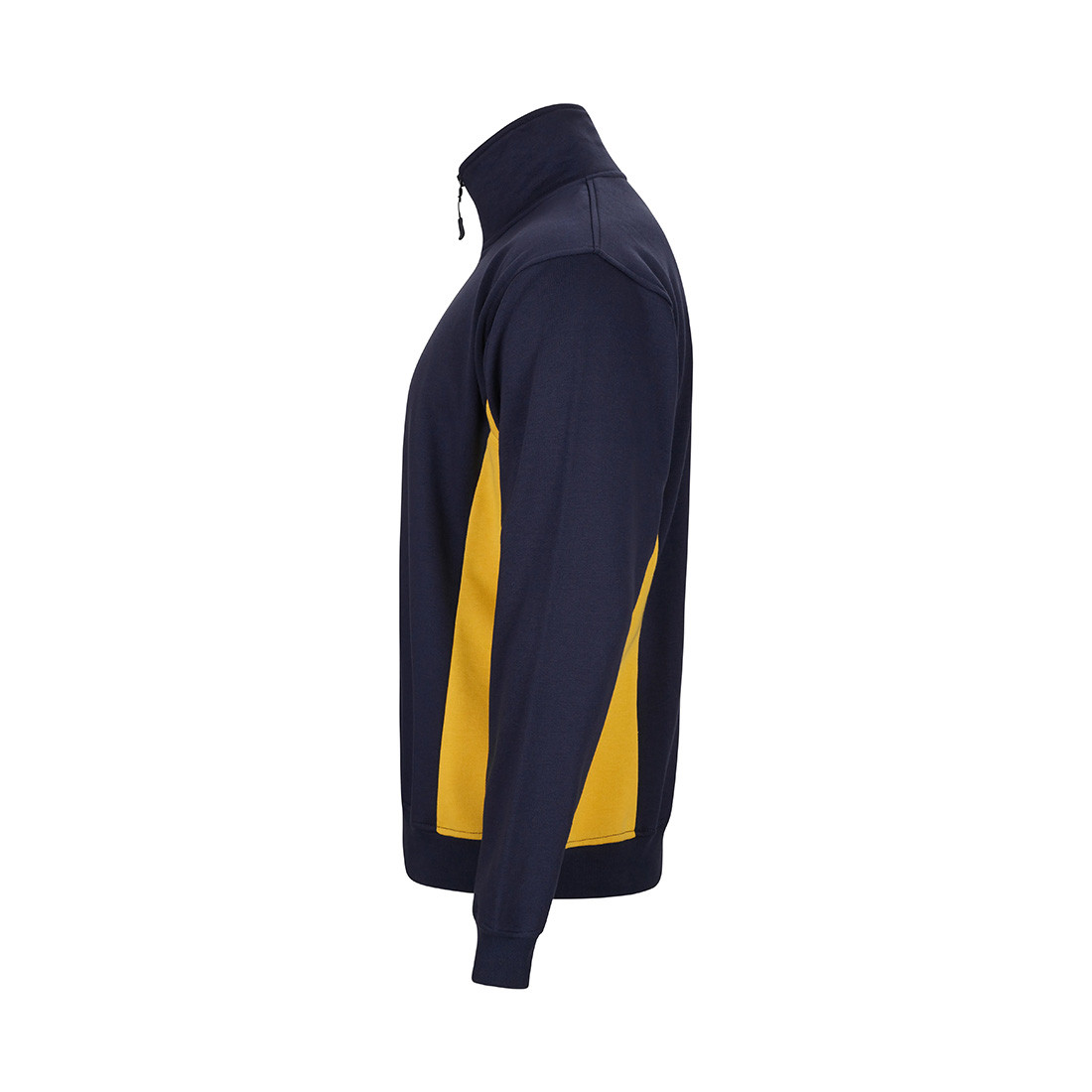 Sweatshirt bicolore avec zip 3/4 - Les vêtements de protection Sweatshirt bicolore avec zip 3/4 - Les vêtements de protection