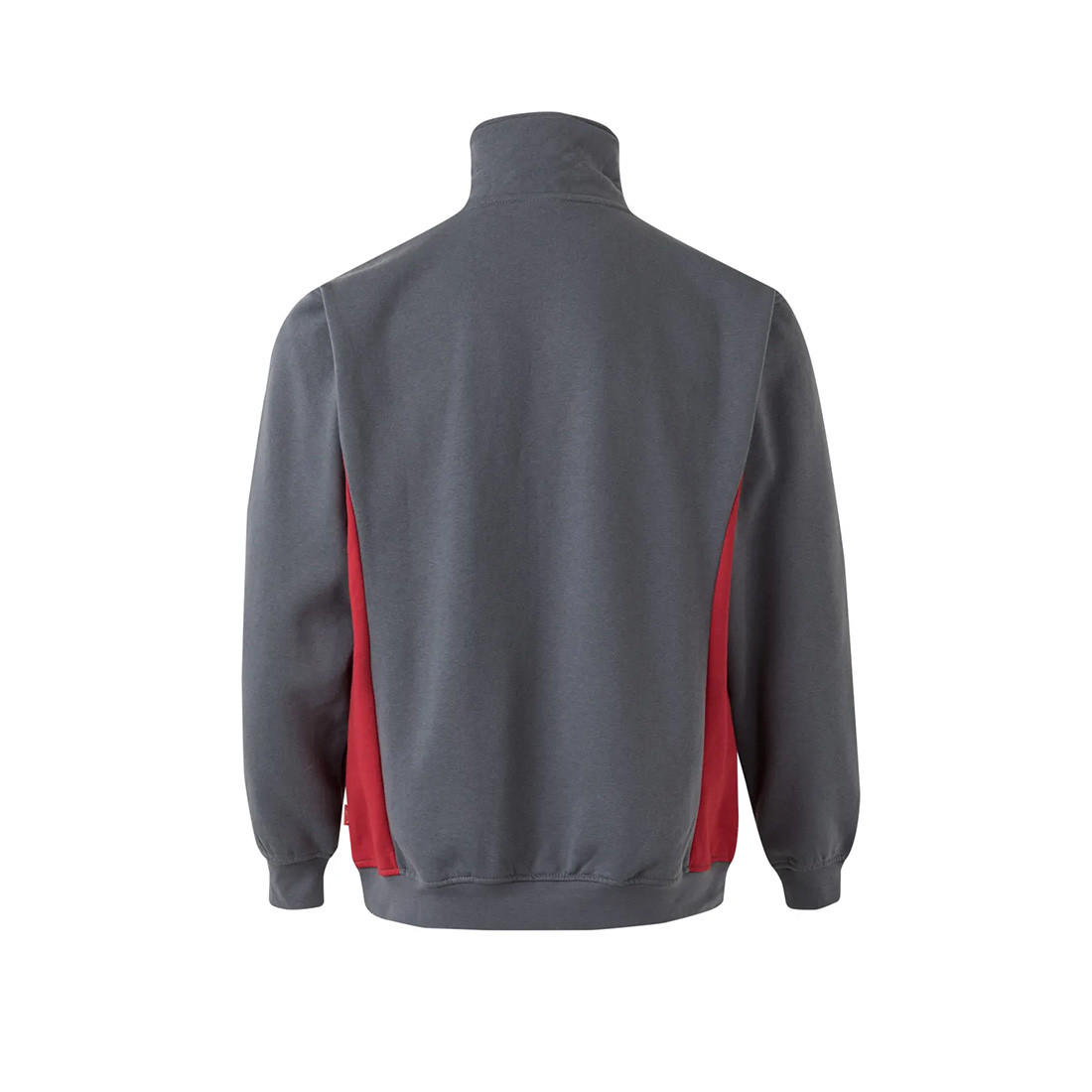 Sweatshirt bicolore avec zip 3/4 - Les vêtements de protection Sweatshirt bicolore avec zip 3/4 - Les vêtements de protection