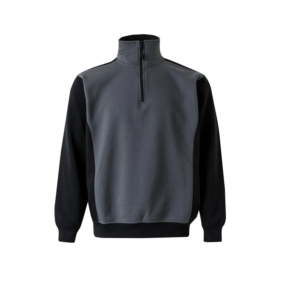Felpa bicolore con zip 3/4 - Abbigliamento di protezione Felpa bicolore con zip 3/4 - Abbigliamento di protezione