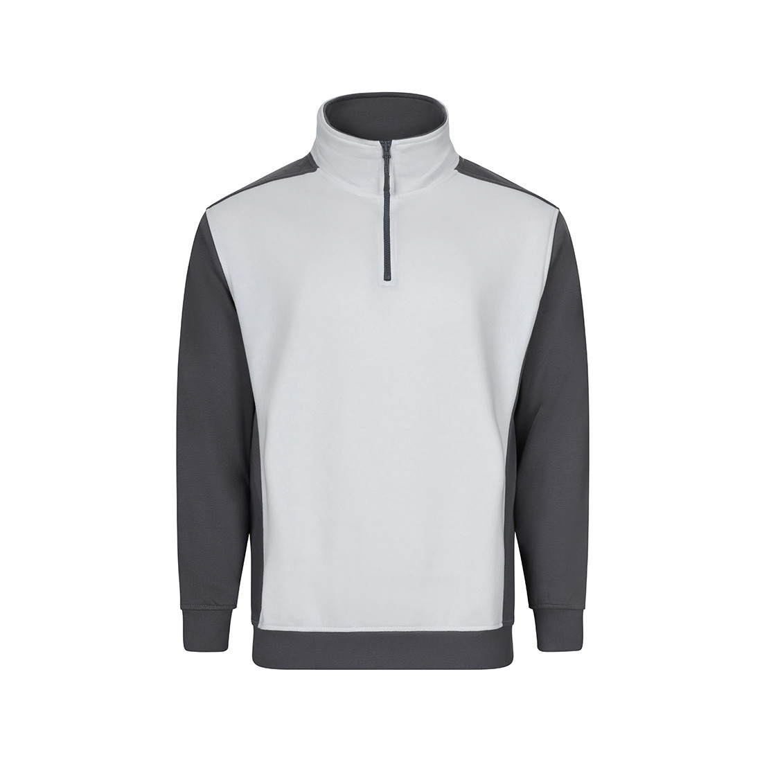 Felpa bicolore con zip 3/4 - Abbigliamento di protezione Felpa bicolore con zip 3/4 - Abbigliamento di protezione