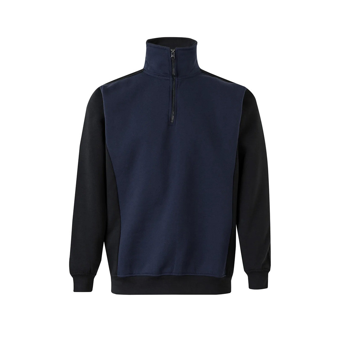 Felpa bicolore con zip 3/4 - Abbigliamento di protezione Felpa bicolore con zip 3/4 - Abbigliamento di protezione