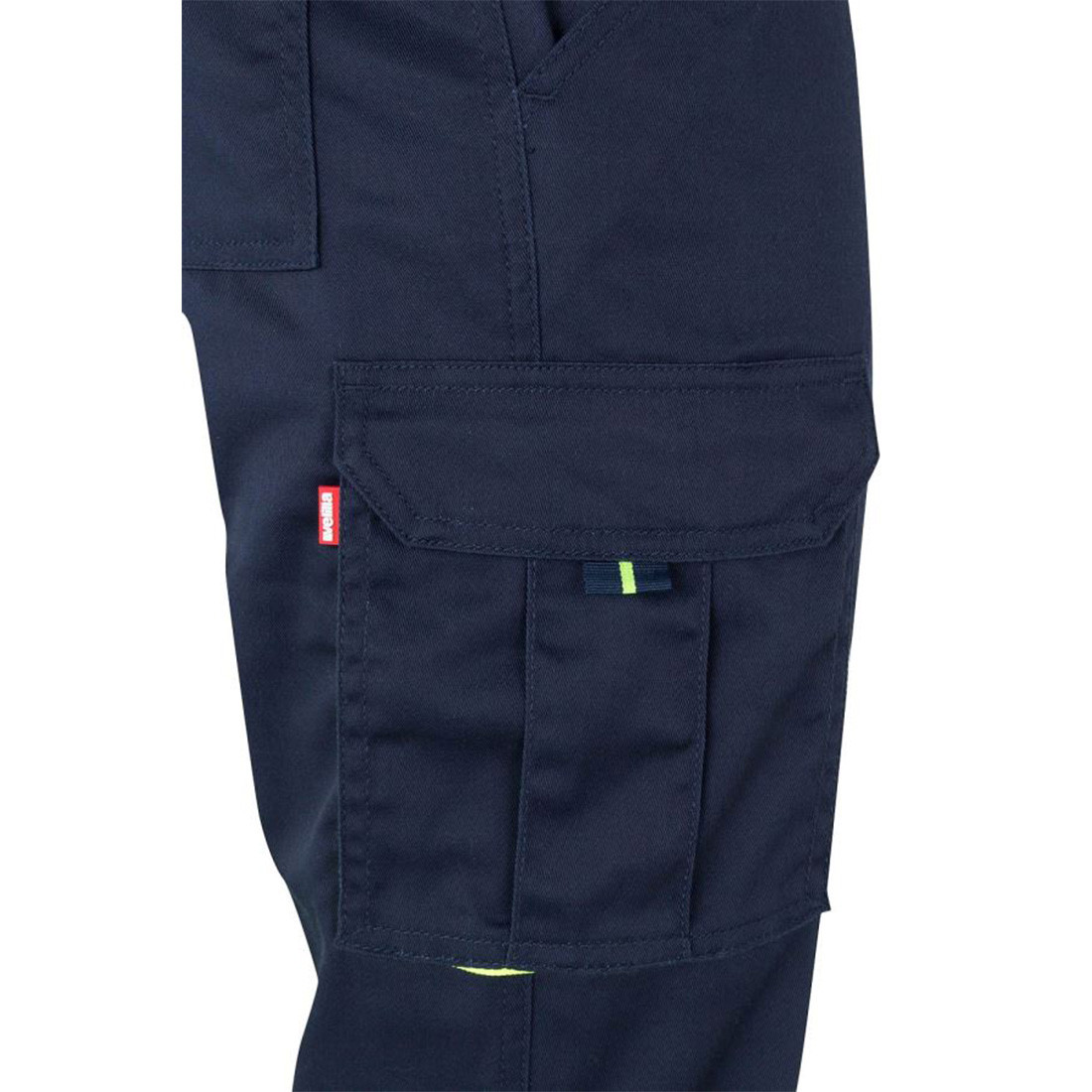 Pantaloni stretch bicolore multitasche - Abbigliamento di protezione