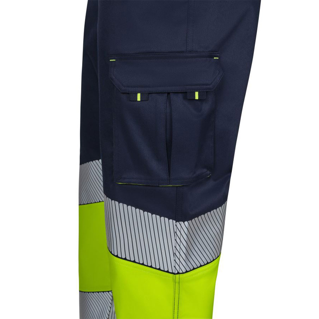 Pantaloni stretch bicolore banda segmentata - Abbigliamento di protezione