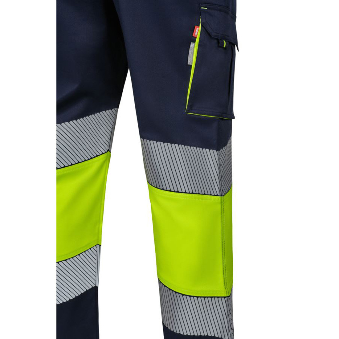 Pantaloni stretch bicolore banda segmentata - Abbigliamento di protezione