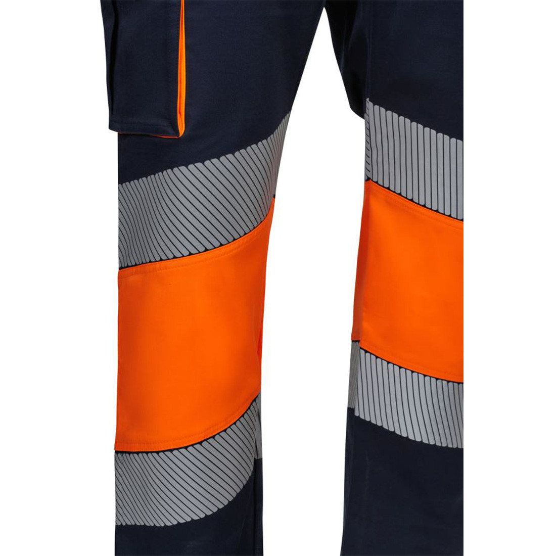 Pantaloni stretch bicolore banda segmentata - Abbigliamento di protezione