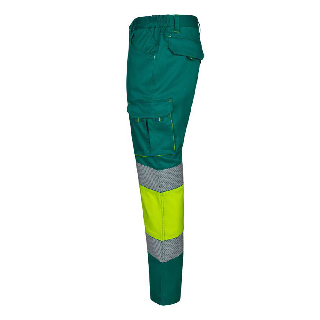 Pantaloni stretch bicolore banda segmentata - Abbigliamento di protezione