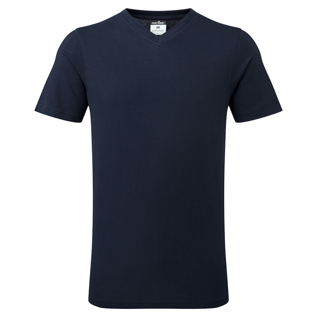 V-Neck Cotton T-Shirt - Safetywear