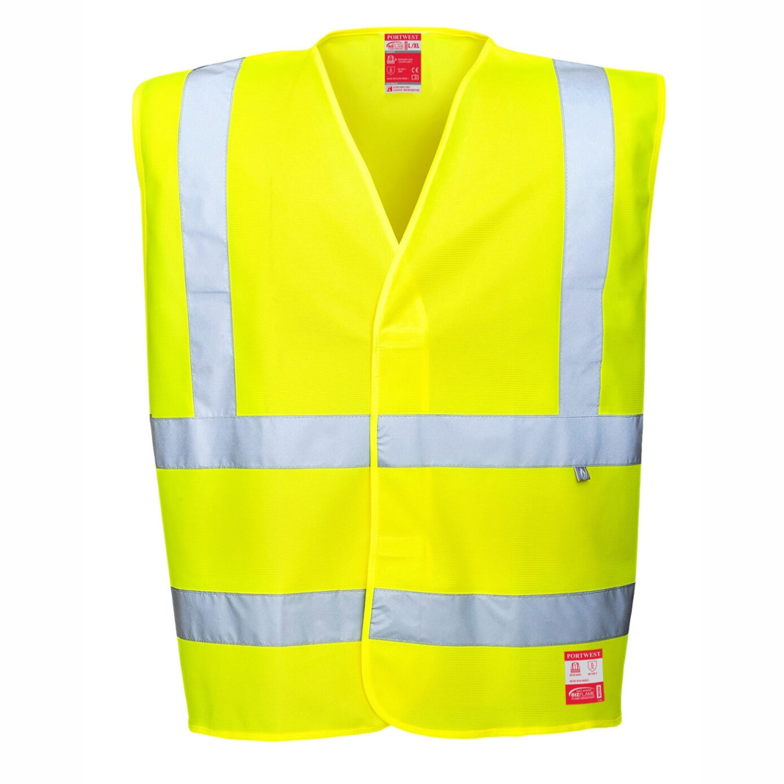 HiVis Anti Static Vest - Flame Resistant - Safetywear HiVis Anti Static Vest - Flame Resistant - Safetywear
