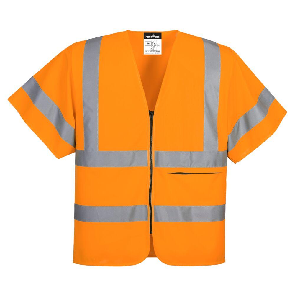 Vestă cu fermoar cu jumătate de mânecă - Imbracaminte de protectie