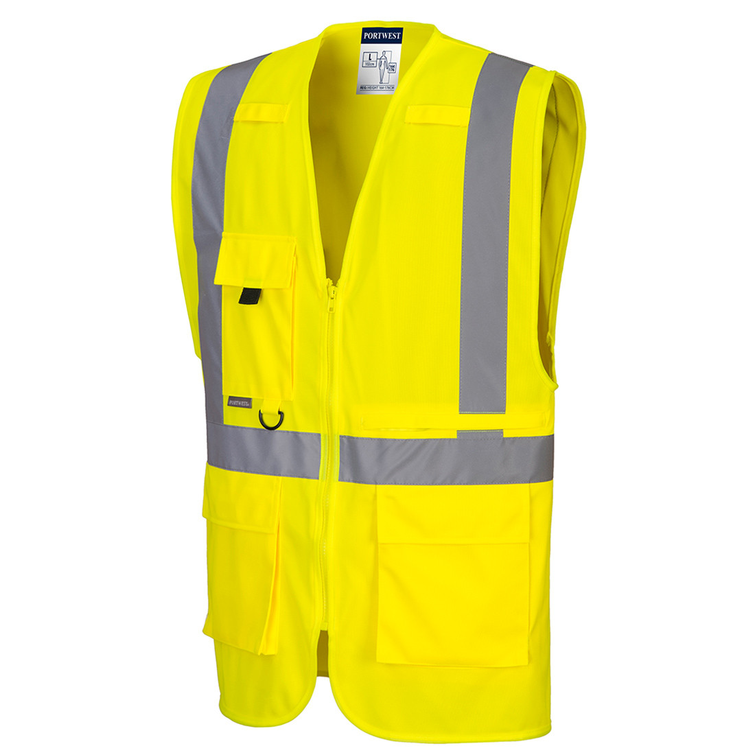 Hi-Vis Executive Vest With Tablet Pocket - Safetywear Hi-Vis Executive Vest With Tablet Pocket - Safetywear