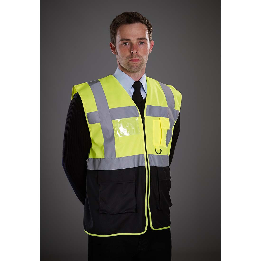 Gilet réfléchissant Fluo Executive, Vêtements - SafetyOne