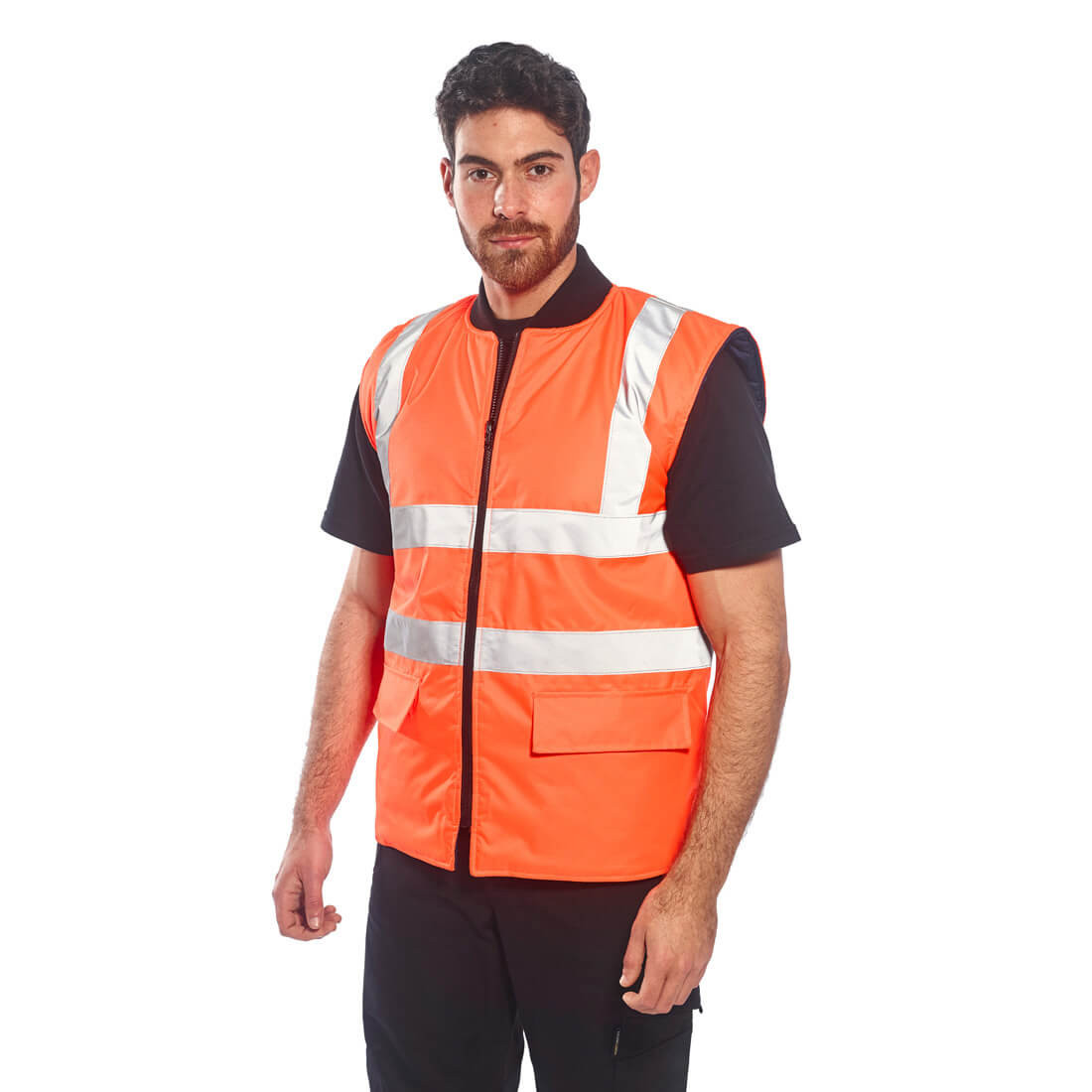 Hi-Vis Reversible Bodywarmer - Safetywear