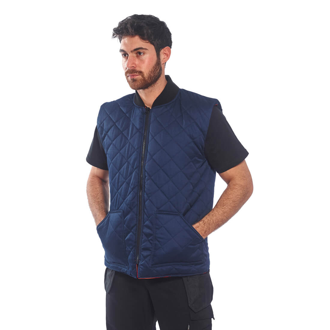 Chaleco de calor reversible de alta visibilidad - Ropa de protección Chaleco de calor reversible de alta visibilidad - Ropa de protección