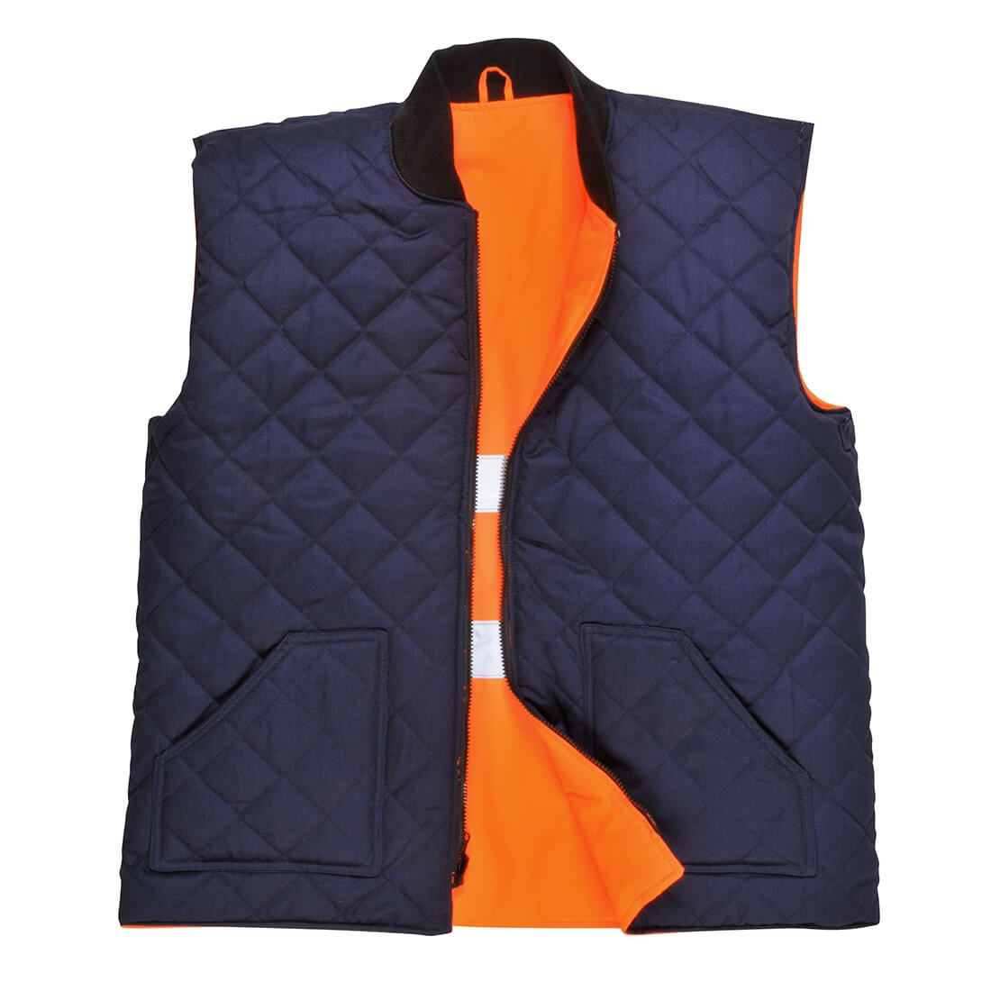 Chaleco de calor reversible de alta visibilidad - Ropa de protección Chaleco de calor reversible de alta visibilidad - Ropa de protección