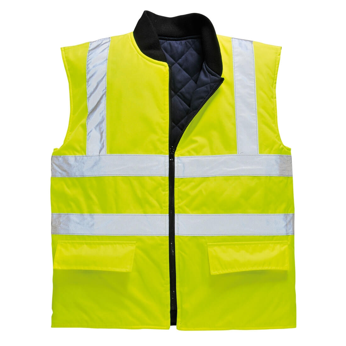 Chaleco de calor reversible de alta visibilidad - Ropa de protección Chaleco de calor reversible de alta visibilidad - Ropa de protección