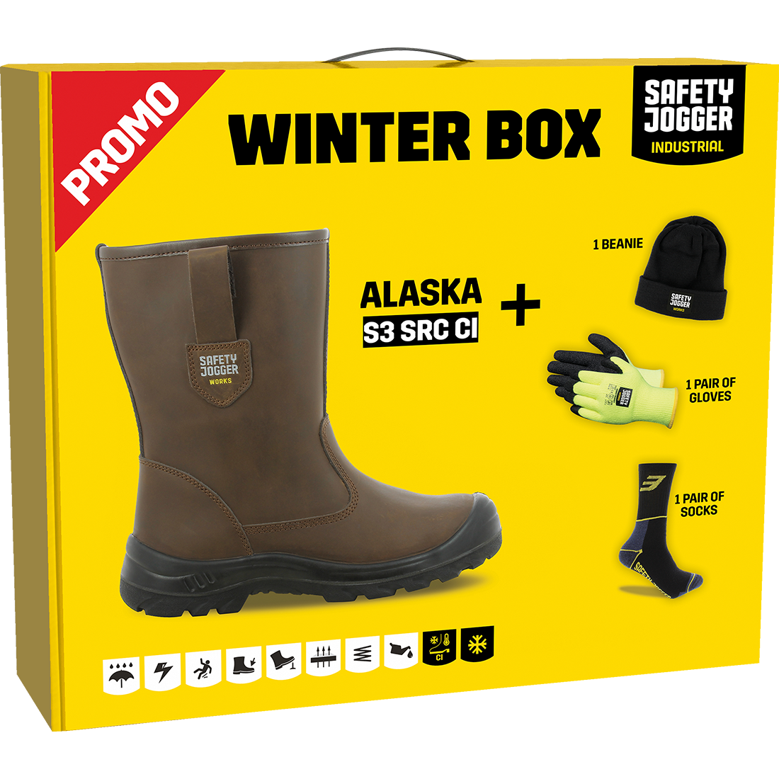 Winterbox PROMO ALASKAS3, include gli scarponi di sicurezza ALASKA - Calzature di protezione