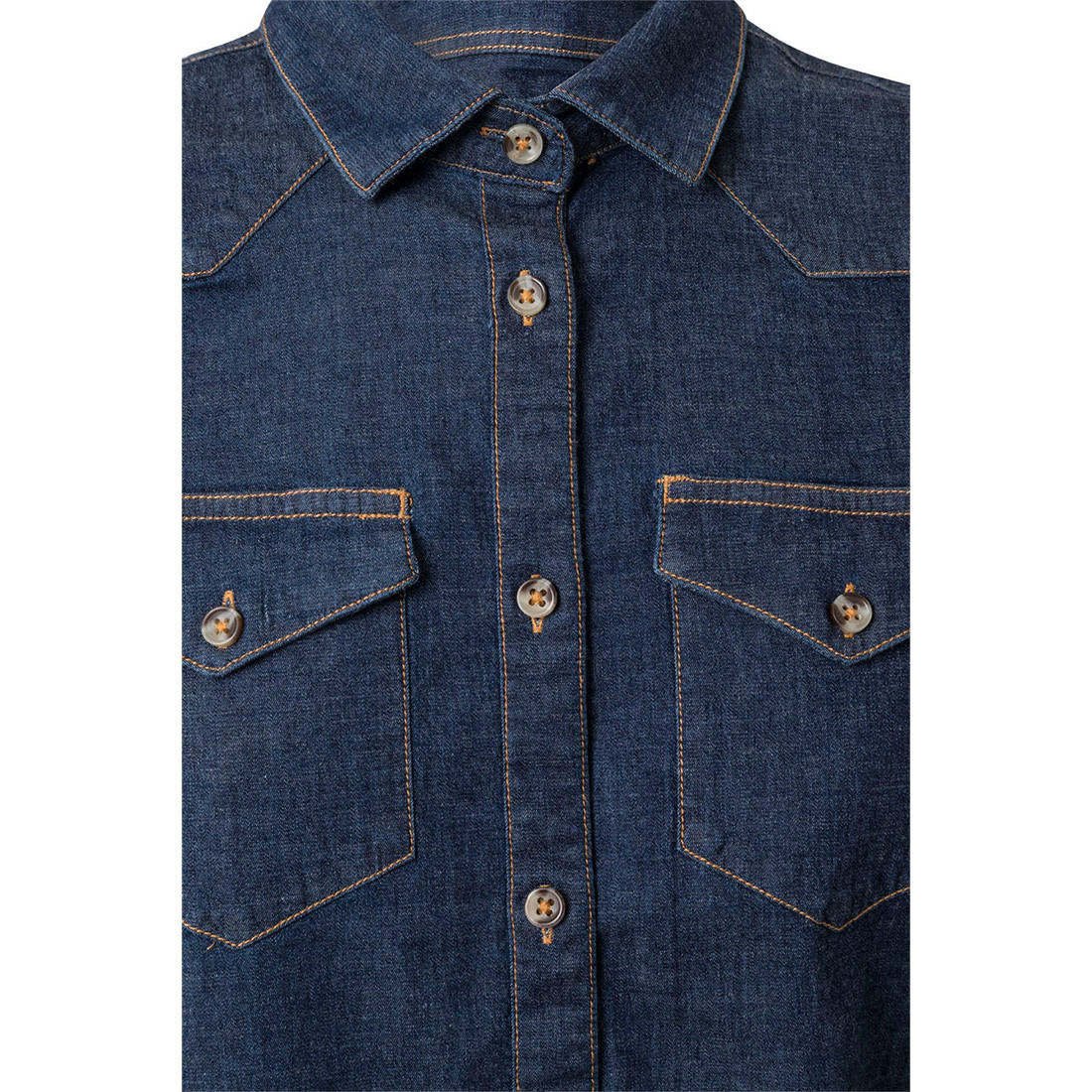 WOMEN'S LS DENIM SHIRT - Safetywear WOMEN'S LS DENIM SHIRT - Safetywear
