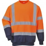 Sweatshirt bicolore HiVis - Les vêtements de protection