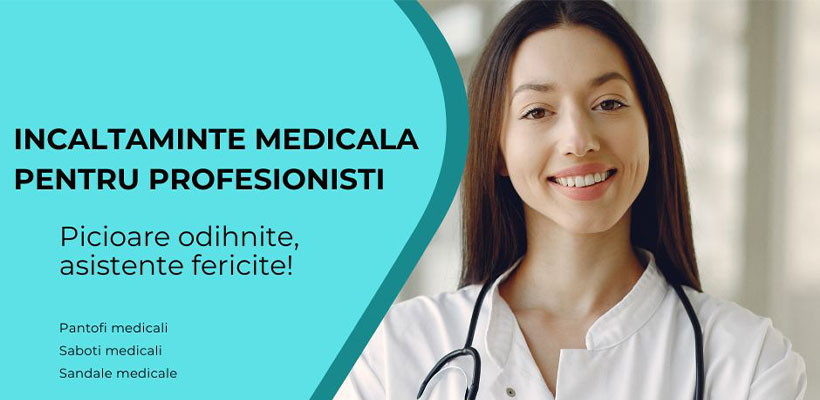 Pantofii medicali  - confortul este cheia!